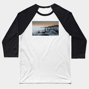 Sheringham Sunset Baseball T-Shirt